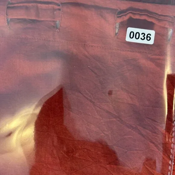 Eileen Fisher Size XL Rust Red Tie Waist Cropped Pants - Picture 11 of 11